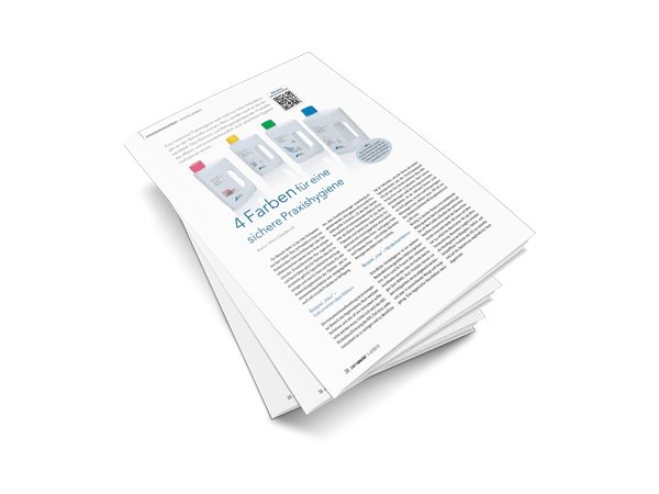 4 Farben für eine sichere Praxishygiene