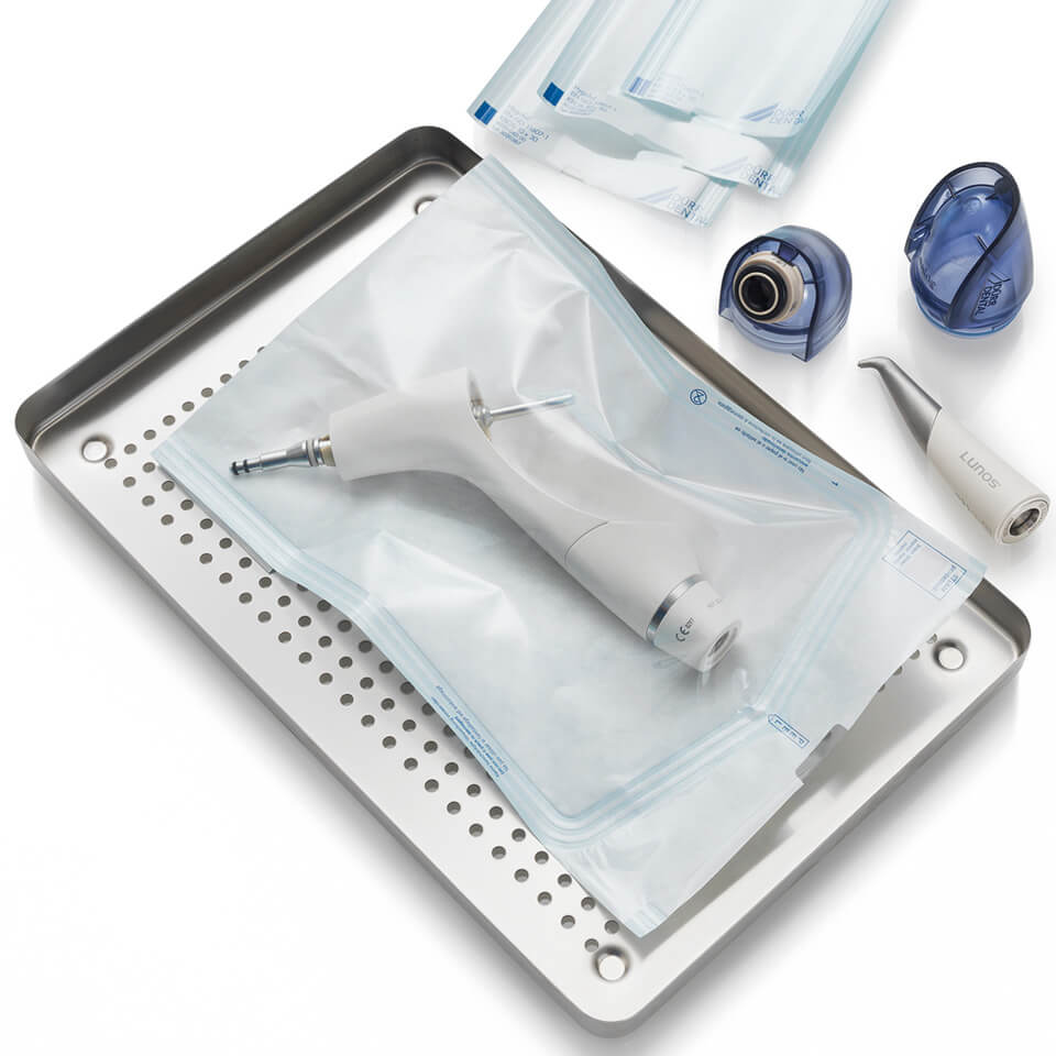Options for reprocessing a MyLunos handpiece in the practice